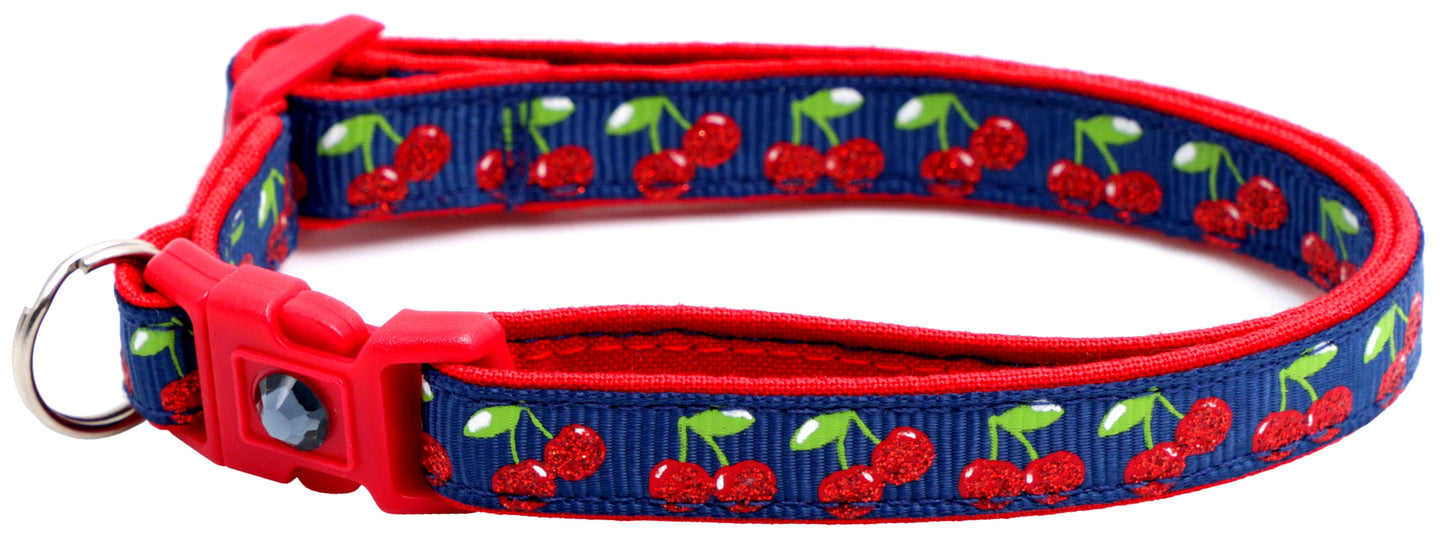 Cherries Breakaway Cat Collar-23