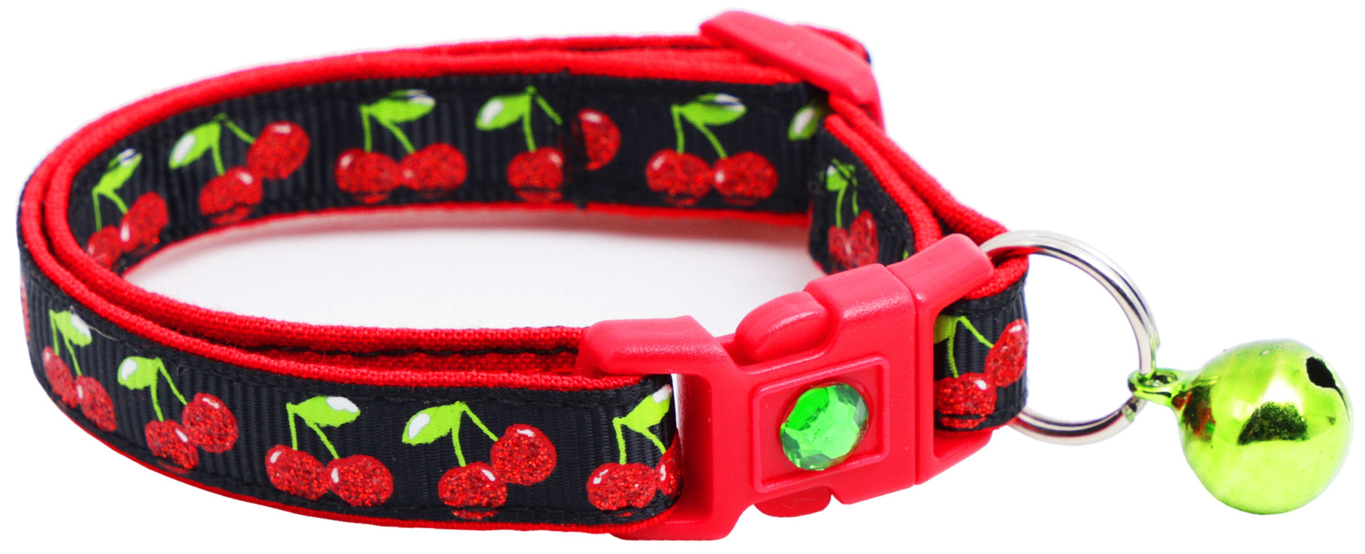 Cherries Breakaway Cat Collar-5